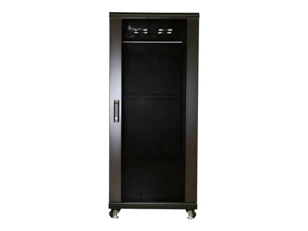 Extralink - Rack skåp - 600x800 mm - golvstående - svart - 32U - 19"