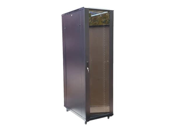 Extralink - Rack skåp - 800x1000 mm - golvstående - svart - 42U - 19"