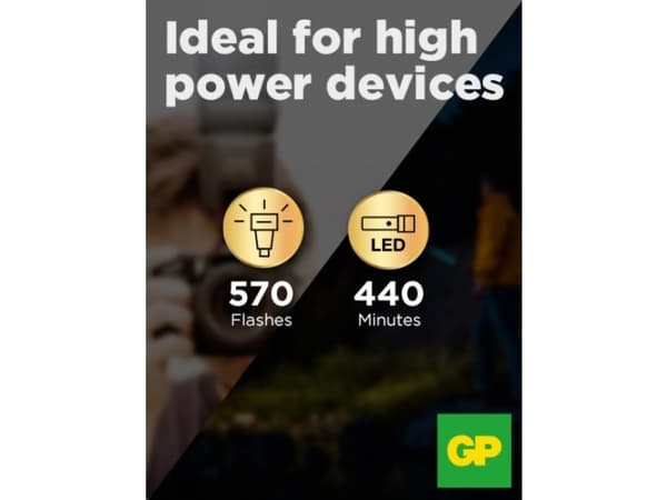 GP Batteries Ultra Plus Alkaline 14AUP/LR14, Kertakäyttöinen akku, LR14, Alkali, 1,5 V, 24 kpl, Monivärinen