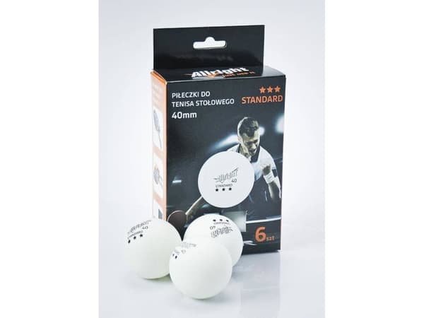 Allright Balls 40mm hvit 6 stk.