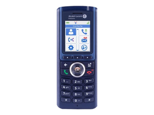 Alcatel-Lucent Enterprise 8234 - Trådløs digitaltelefon - IP-DECT\GAP - treveis anropskapasitet - blå
