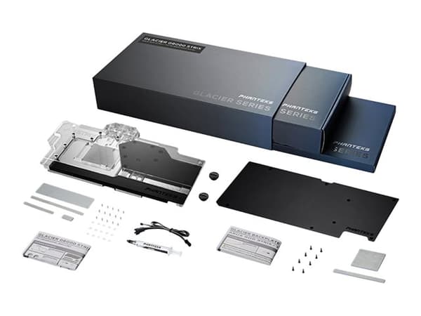 Phanteks PH-GB6900ASSRX, Backplate, Aluminium, Black, Silver, GPU, Graphics card, 277 mm