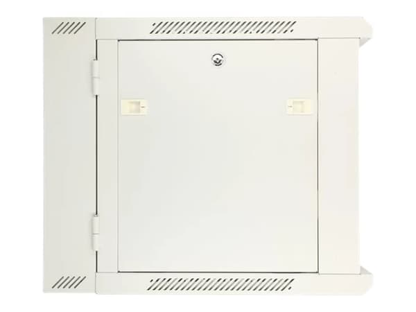 Extralink AZH - Rack skåp - svängtyp - väggmontering - grå - 12U - 19"