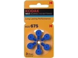 Kodak MAX - Akku 6 x 675 - Sinkki-ilma - 650 mAh