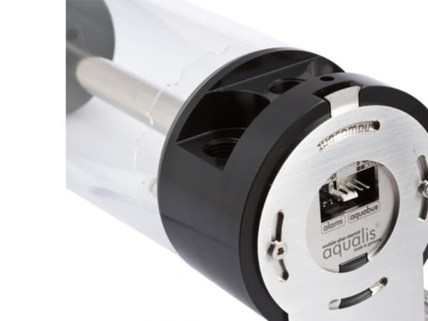 Aqua aqualis XT 450 ml with nano coating, fill level sensor and LED holder - Behållare för vätskebaserat kylsystem