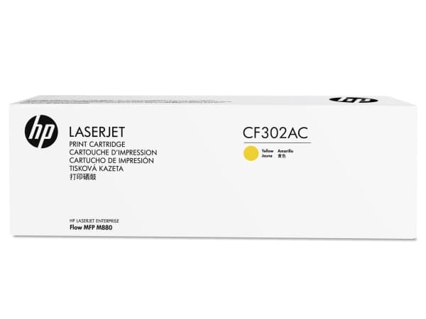 HP 827A Yellow Contract LaserJet Toner Cartridge, 32000 sidor, Gul, 1 styck