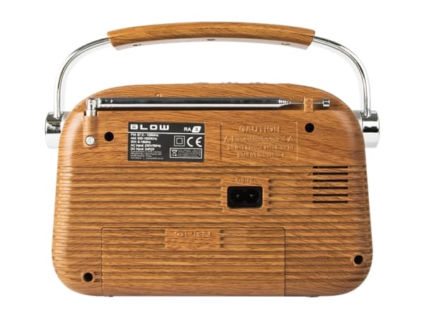BLOW 77-532#, Kannettava, Analoginen, AM,FM, 87,5 - 108 MHz, 530 - 1600 kHz, Puu