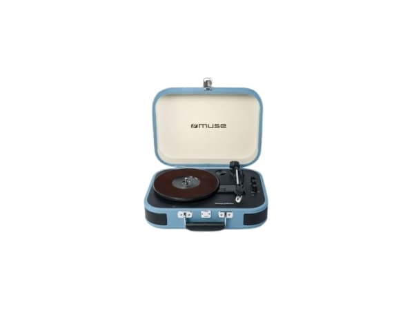 Muse MT-201 BTP, Beltedrevet platespiller, Sort, Rosa, 33,45,78 RPM, 10 W, AC, 100-240 V