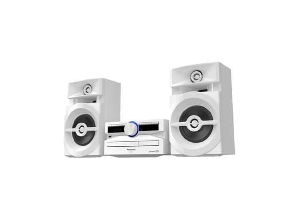 Panasonic SC-UX100, Kodin miniaudiojärjestelmä, Valkoinen, 300 W, 2-suuntainen, 13 cm, 5 cm