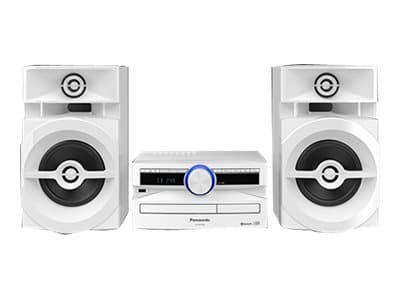 Panasonic SC-UX100, Kodin miniaudiojärjestelmä, Valkoinen, 300 W, 2-suuntainen, 13 cm, 5 cm