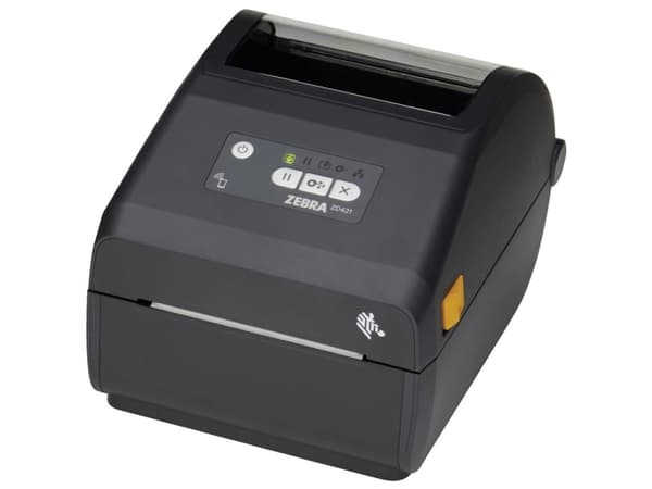 Zebra ZD421c - Etikettskriver - termotransfer - Rull (11,2 cm) - 203 dpi - inntil 152 mm/sek - USB 2.0, LAN, USB-vert - grå