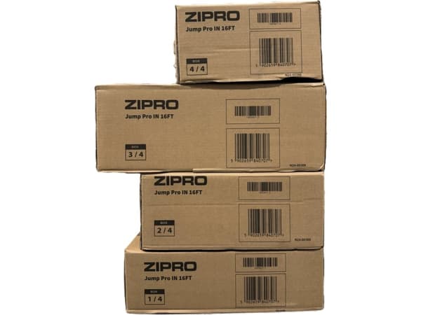 Zipro Jump Pro trädgårdstrampolin med 16FT 496cm innernät + sko väska GRATIS!