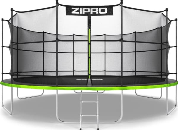 Zipro Jump Pro trädgårdstrampolin med 16FT 496cm innernät + sko väska GRATIS!