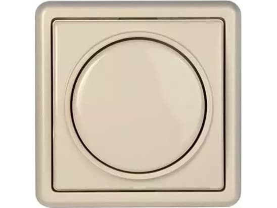 LED-lampe (1-100W) dimmer VILMA STANDARD ST 150 med ramme, elfenbensfarge