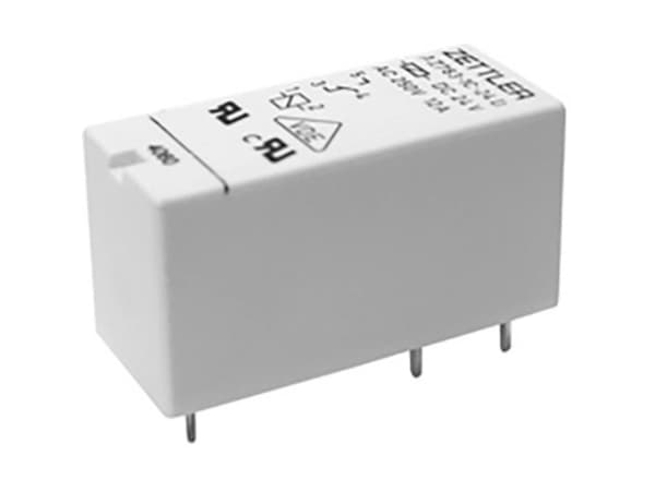 Zettler Electronics AZ763-1A-5D Printrelæ 5 V/DC 12 A 1 x sluttekontakt 1 stk
