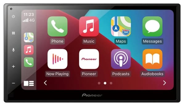 Pioneer SPH-DA160DAB, Sort, 2 DIN, 4.0 kanaler, 50 W, MP3,WMA,AAC,WAV,FLAC, BMP,JPEG