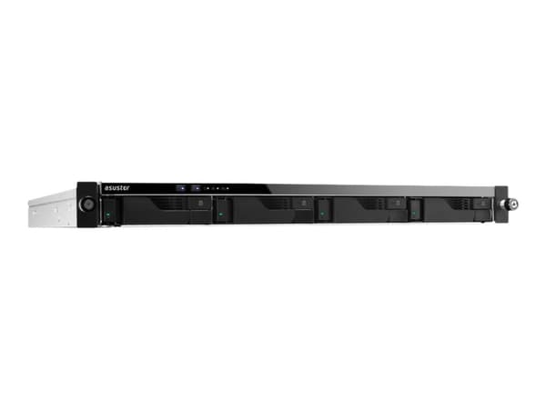ASUSTOR Lockerstor 4RD AS6504RD - NAS-server - 4 fack - kan monteras i rack - SATA 6Gb/s - RAID 0, 1, 5, 6, 10, JBOD - RAM 8 GB - Gigabit Ethernet /