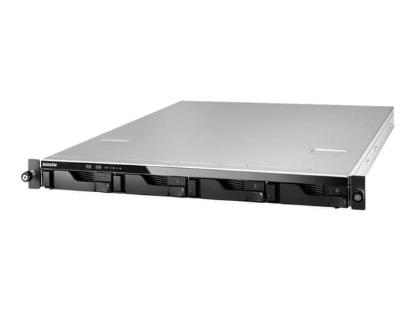 ASUSTOR Lockerstor 4RD AS6504RD - NAS-server - 4 fack - kan monteras i rack - SATA 6Gb/s - RAID 0, 1, 5, 6, 10, JBOD - RAM 8 GB - Gigabit Ethernet /