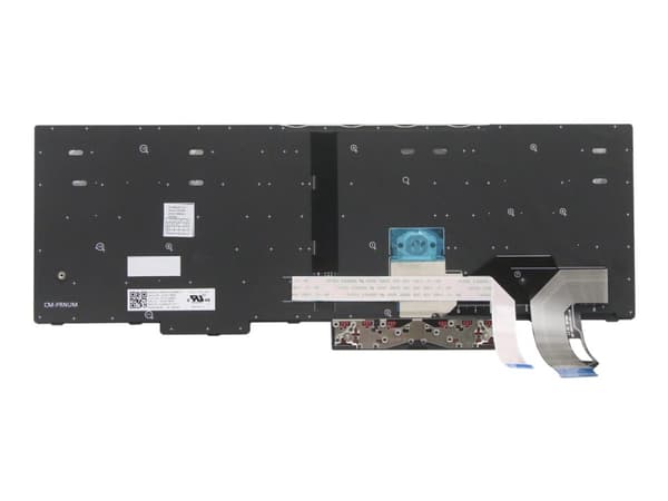 Primax - Ersättningstangentbord för bärbar dator - bakgrundsbelyst - spansk - svart - för ThinkPad P15s Gen 1 20T4, 20T5