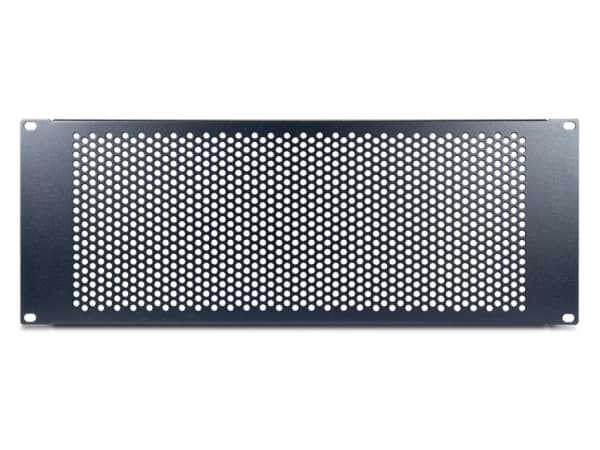 Inter-Tech PINHOLE APERTURE - Blank platta - RAL 9005 - 4U - 19"