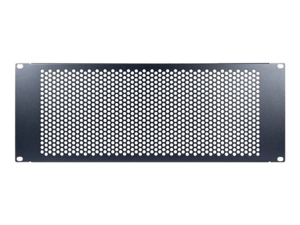 Inter-Tech PINHOLE APERTURE - Blank platta - RAL 9005 - 4U - 19"