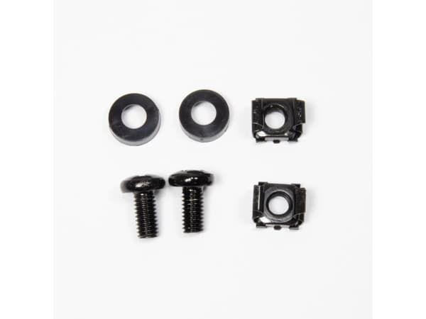 Inter-Tech - Kabelhantering för rack - RAL 9005 - 0.5U