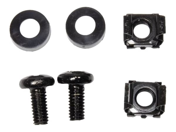 Inter-Tech - Kabelhantering för rack - RAL 9005 - 0.5U