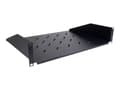 Miniatyrbild 1 av 4: Inter-Tech SW-2U-350 - Hylla för rack - RAL 9005 - 2U - 19"