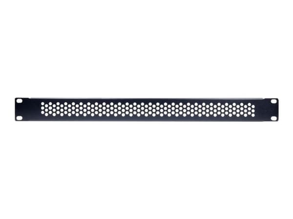 Inter-Tech PINHOLE APERTURE - Blindplate - RAL 9005 - 1U - 19"