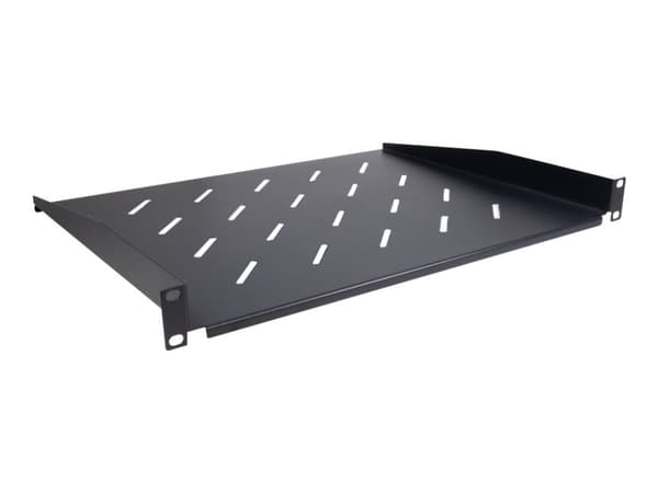 Inter-Tech - Rack-hylle - RAL 9005 - 1U - 19"