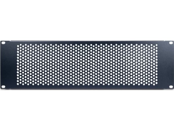 Inter-Tech PINHOLE APERTURE - Blindplate - RAL 9005 - 3U - 19"
