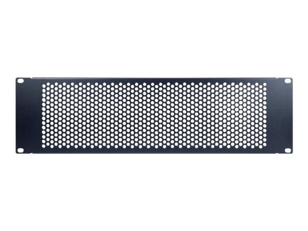 Inter-Tech PINHOLE APERTURE - Blindplate - RAL 9005 - 3U - 19"