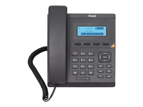 Axtel AX-200 - Anrops-ID VoIP-telefon - 5-veis ringefunksjon - SIP, SIP v2, SRTP, ZRTP, RTCP-XR, VQ-RTCPXR