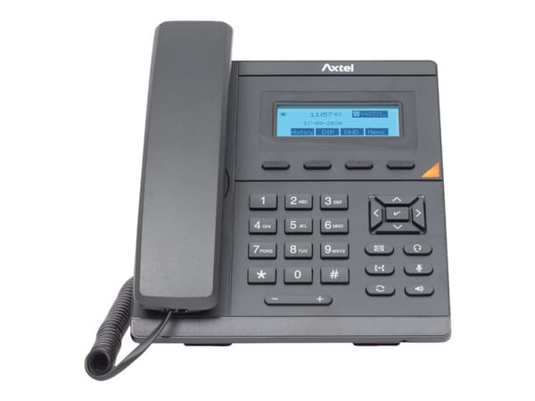 Axtel AX-200 - Anrops-ID VoIP-telefon - 5-veis ringefunksjon - SIP, SIP v2, SRTP, ZRTP, RTCP-XR, VQ-RTCPXR