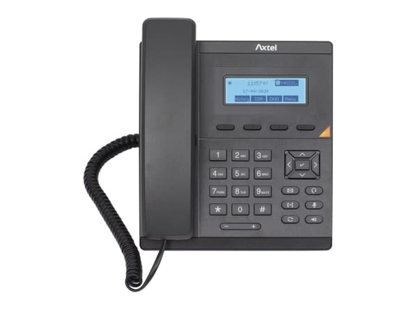 Axtel AX-200 - Anrops-ID VoIP-telefon - 5-veis ringefunksjon - SIP, SIP v2, SRTP, ZRTP, RTCP-XR, VQ-RTCPXR