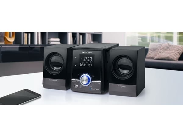 Muse M-38 BT, Kodin mikroaudiojärjestelmä, Musta, 1 levyt, Kiina, 10 W, FM