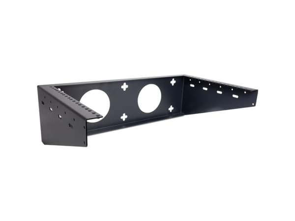Inter-Tech - Brakettsett (vertikal) - veggmonterbar - RAL 9005 - 6U - 19"