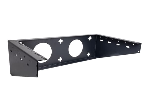 Inter-Tech - Brakettsett (vertikal) - veggmonterbar - RAL 9005 - 6U - 19"