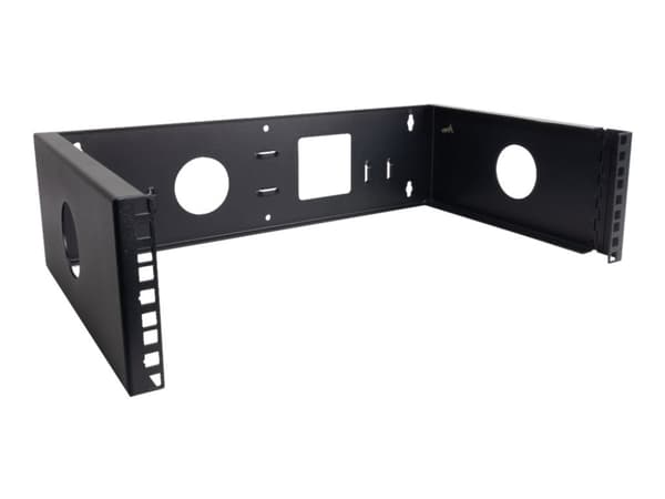 Inter-Tech - Fästessats (horisontell) - väggmontering - RAL 9005 - 3U - 19"