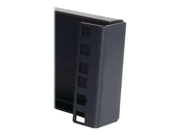 Inter-Tech - Brakettsett (horisontal) - veggmonterbar - RAL 9005 - 2U - 19"