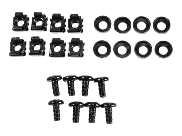 Inter-Tech - Brakettsett (horisontal) - veggmonterbar - RAL 9005 - 2U - 19"