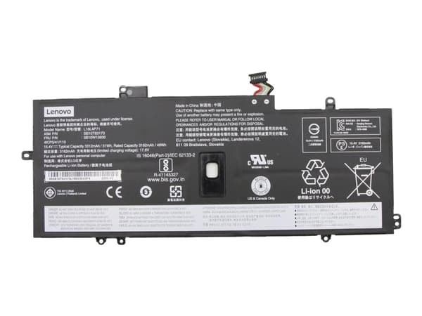 LG - Batteri för bärbar dator - litiumjon - 4-cells - 3312 mAh - 51 Wh - FRU - för ThinkPad X1 Carbon (7th Gen); X1 Carbon Gen 8; X1 Yoga (4th Gen)