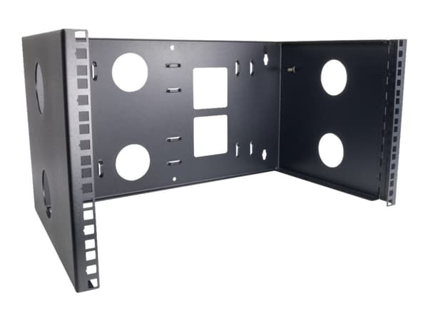 Inter-Tech 88887330, Kiinnityskiinnike, Musta, Metalli, 15 kg, 6U, 48,3 cm (19")