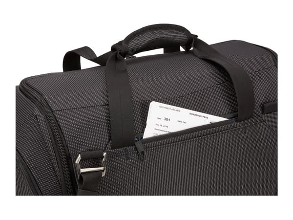 Thule Crossover 2 C2CD-44 Black, Resehandväska, Svart, Svart, Nylon, Frontficka, Sidoficka, Nätficka