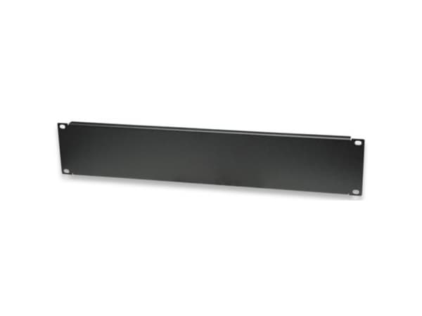Techly 2U maskeringspanel for 19" stativskap Svart (I-CASE BLANK-2-BK)