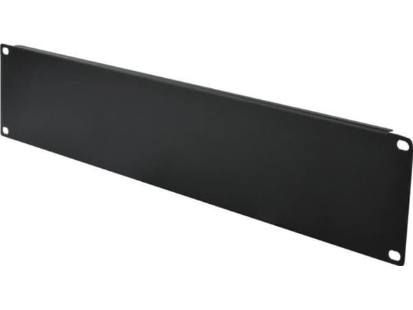 Techly 2U maskeringspanel for 19" stativskap Svart (I-CASE BLANK-2-BK)