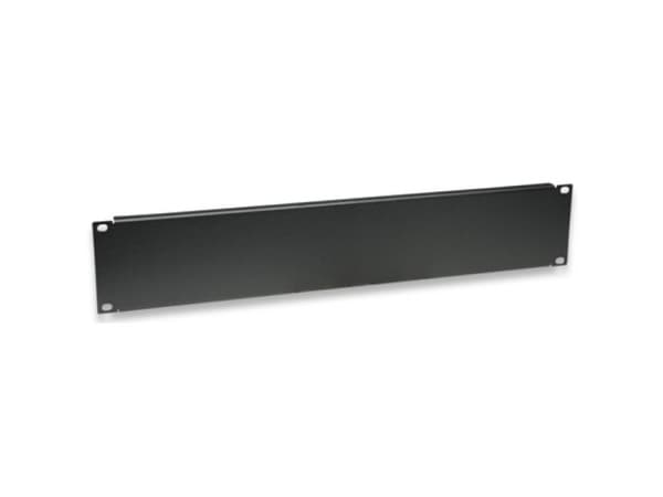Techly 2U maskeringspanel for 19" stativskap Svart (I-CASE BLANK-2-BK)