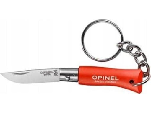 Opinel No.2 Colorama Inox Folding Knife Keychain - Oransje