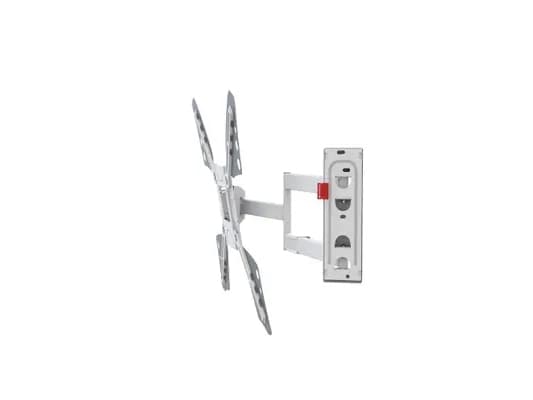 Barkan 3400LW - Konsol - fullständig rörelse - för TV - vit, svart metallic - skärmstorlek: 32"-70" - monteringsgränssnitt: upp till 600 x 400 mm - v
