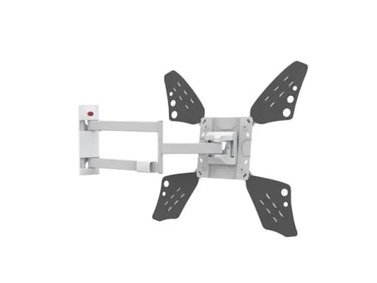 Barkan 3400LW - Konsol - fullständig rörelse - för TV - vit, svart metallic - skärmstorlek: 32"-70" - monteringsgränssnitt: upp till 600 x 400 mm - v